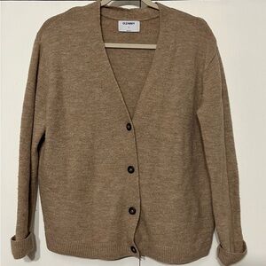 Ladies Old Navy Tan Cardigan